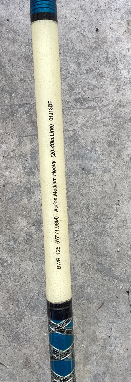 Vintage Shakespeare Sturdy Stik 6ft 6” medium Heavy BWB 125