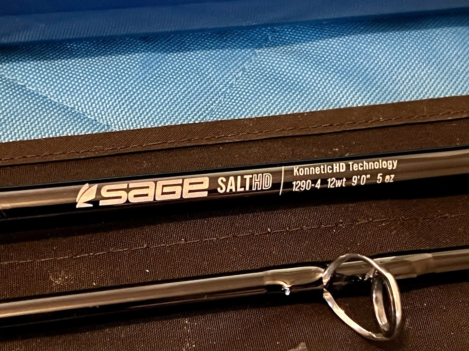 SAGE SALT HD 9′ 12wt 4pc Saltwater Fly Rod w/ Tube & Sock – MINT NEVER USED