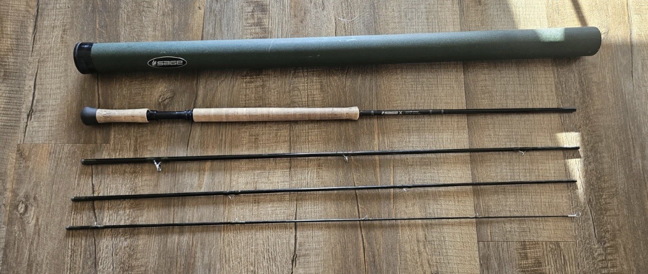 **BEAUTIFUL** 🔥 SAGE X 7wt. 12ft~4pc Switch/Spey Flyrod🔥~LEGENDARY~🔥