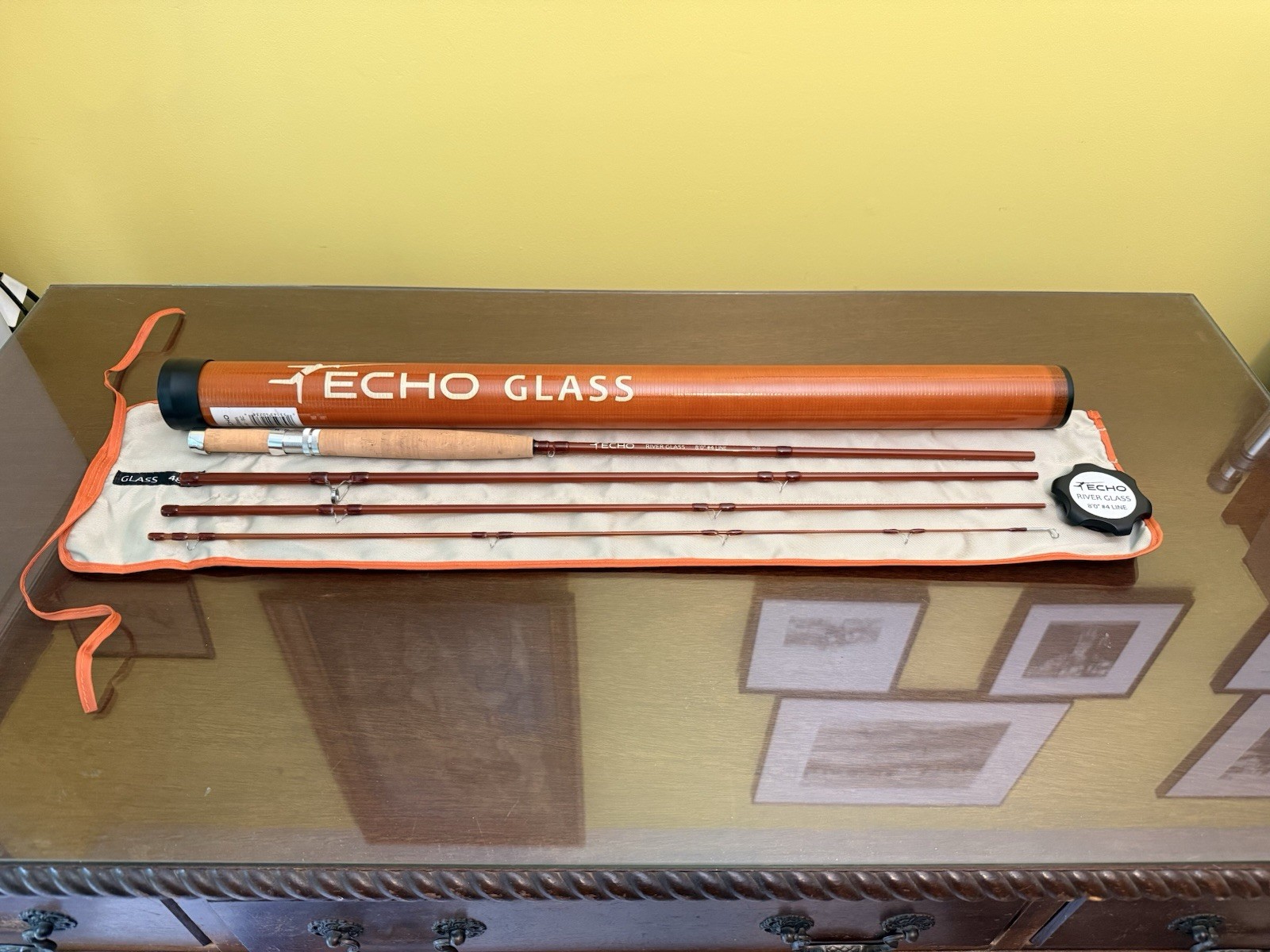 Echo River Glass 8ft 4wt Fiberglass Fly Rod