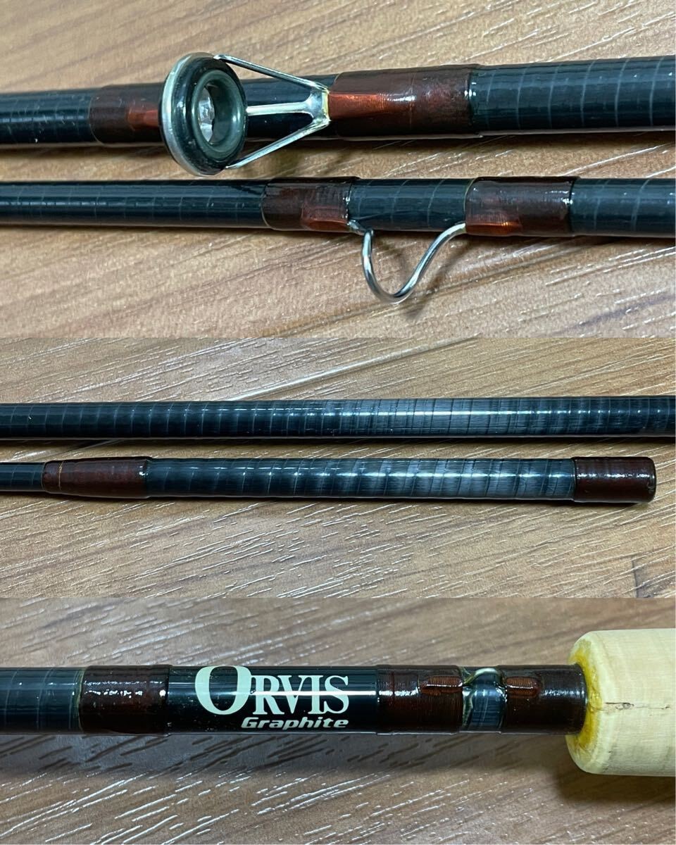 ORVIS Graphite RIVERMASTER 9.5ft 8 Fly Fishing Rod Early Red Label
