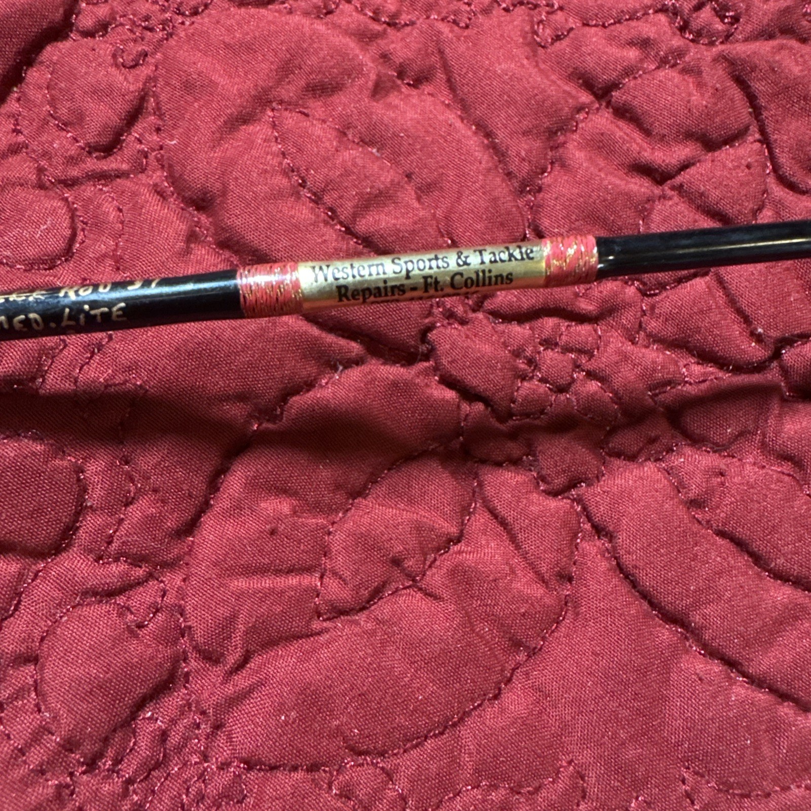 Custom made ice rod 37” Ice Fishing Rod Made By western sports and tackle