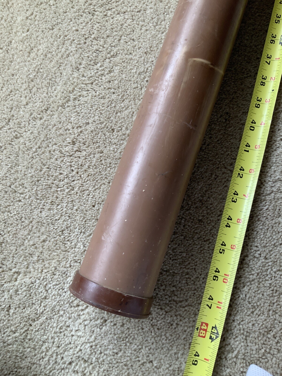 Vintage Ted Williams IV Rod Case Very Rare Plastic Small Crack
