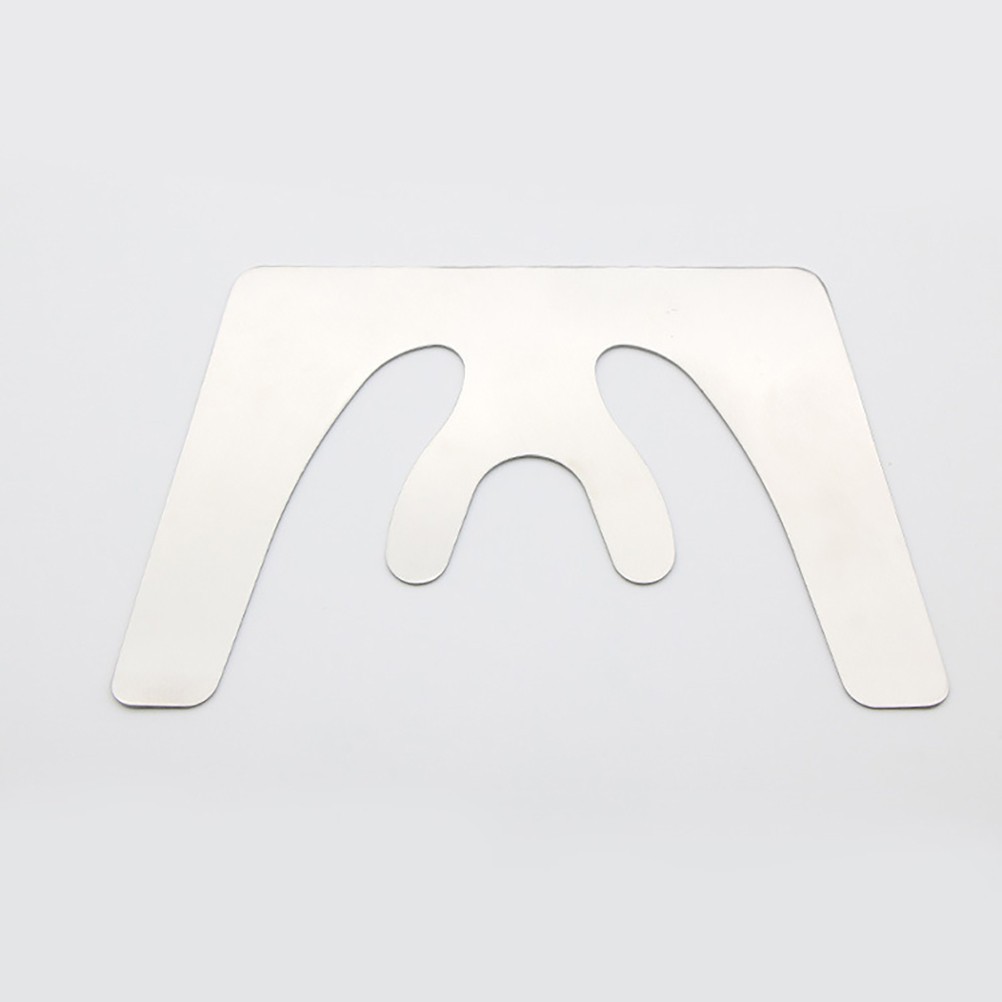 2 Pcs Stainless Steel Plate Fox Plane