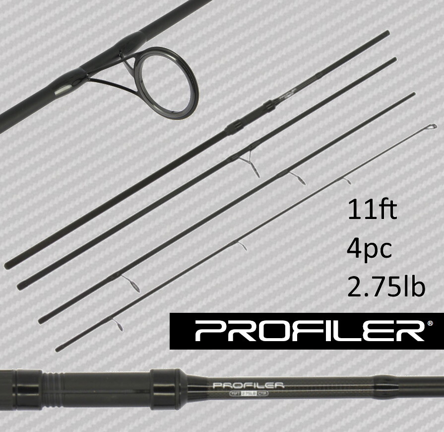 Carp Fishing Travel Rod 11ft 3.3M 2.75 TC 4pc Piece Carbon NGT Profiler