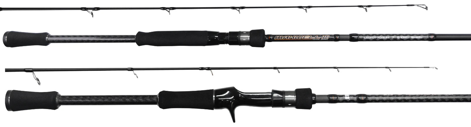 NEW 2023 Rapala Maxwell 7′ 2pc 1-3 kg 30Ton Graphite Spin Fishing Rod MX2S-702UL