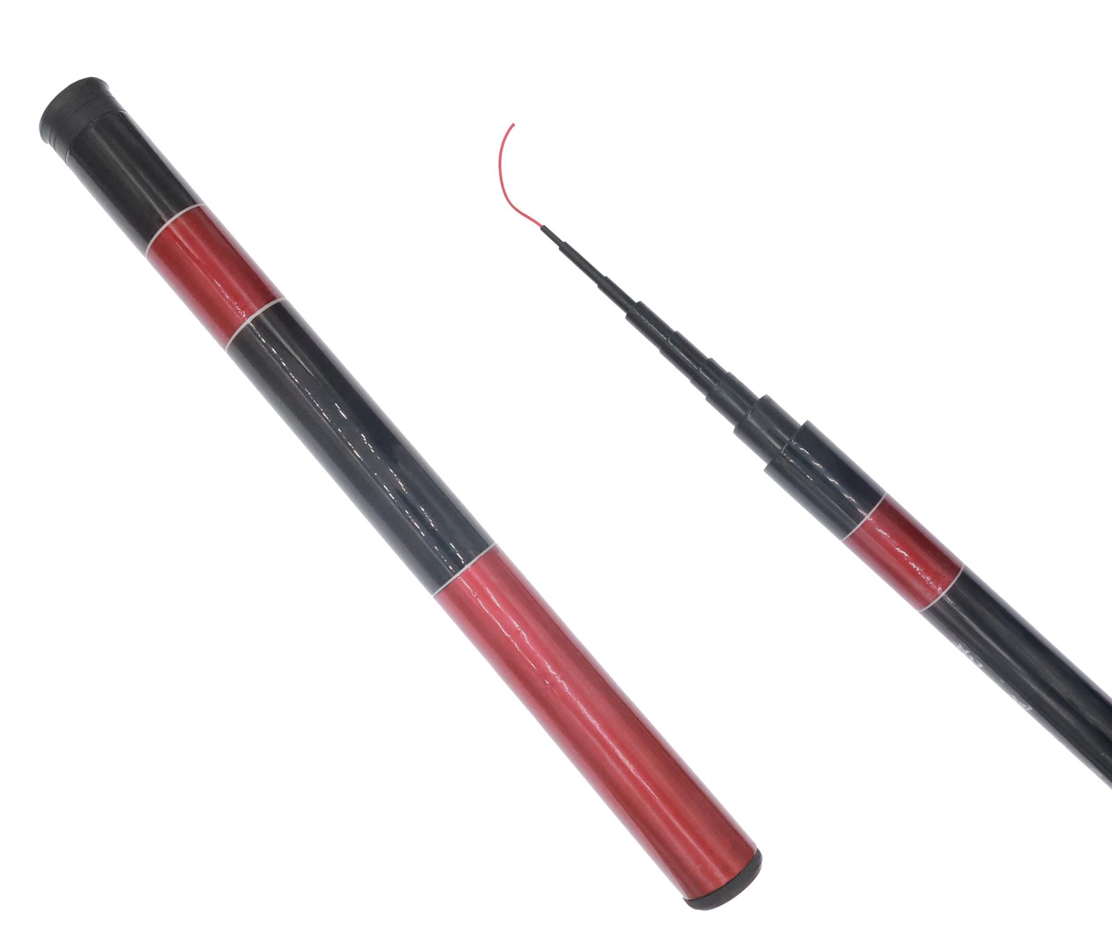 Ultra-Light Fiberglass Tenkara Fishing Rod – 4.9FT, 8.8FT, 11.8FT – Portable,…