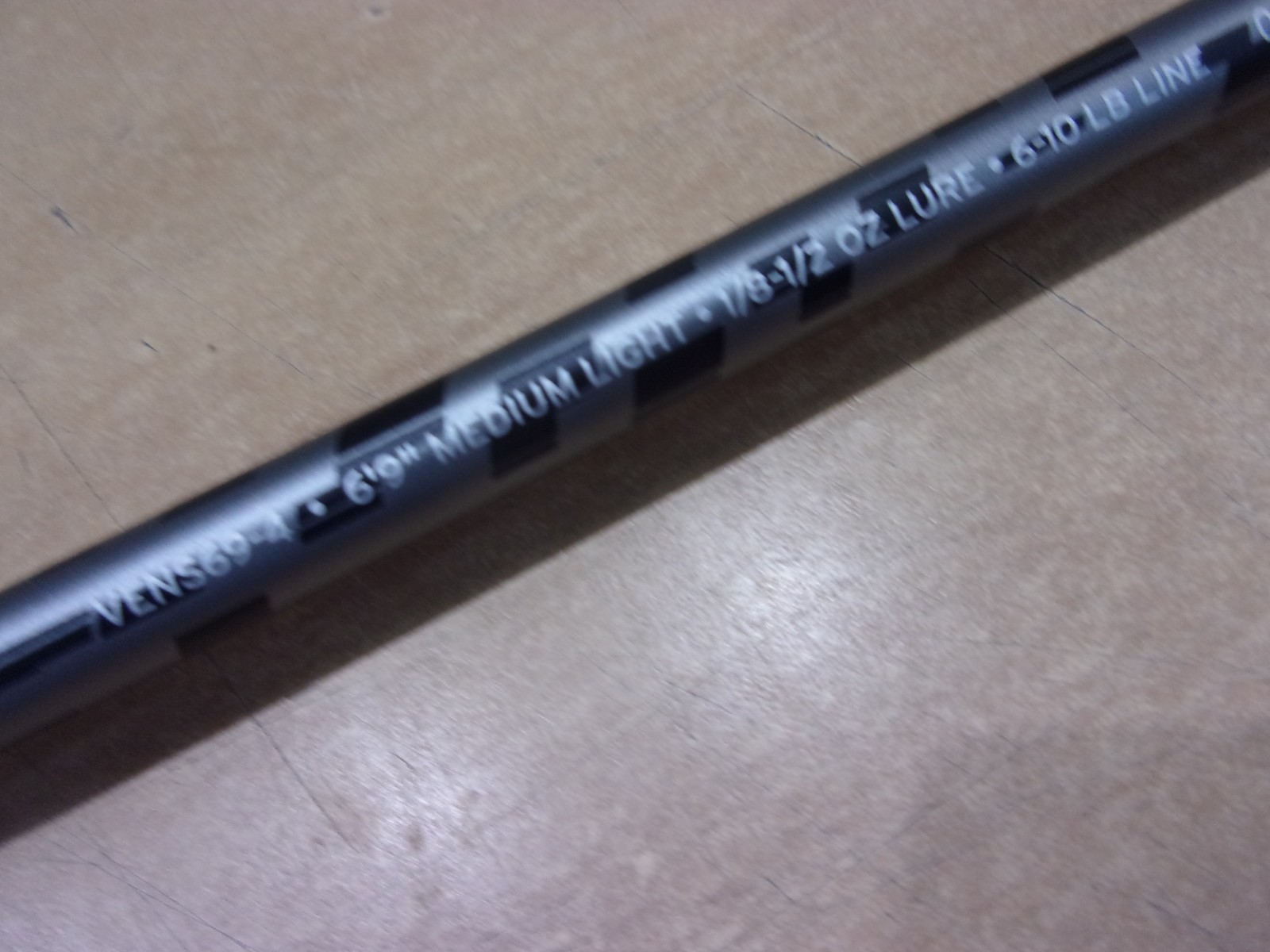 ABU GARCIA VENGEANCE SPINNING ROD 6 foot 9 inch Medium Light power
