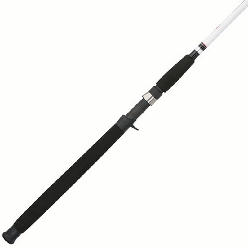 7’6” Big Game Casting Rod Two Piece Inshore Graphite Reel Durable Sturdy Fishing