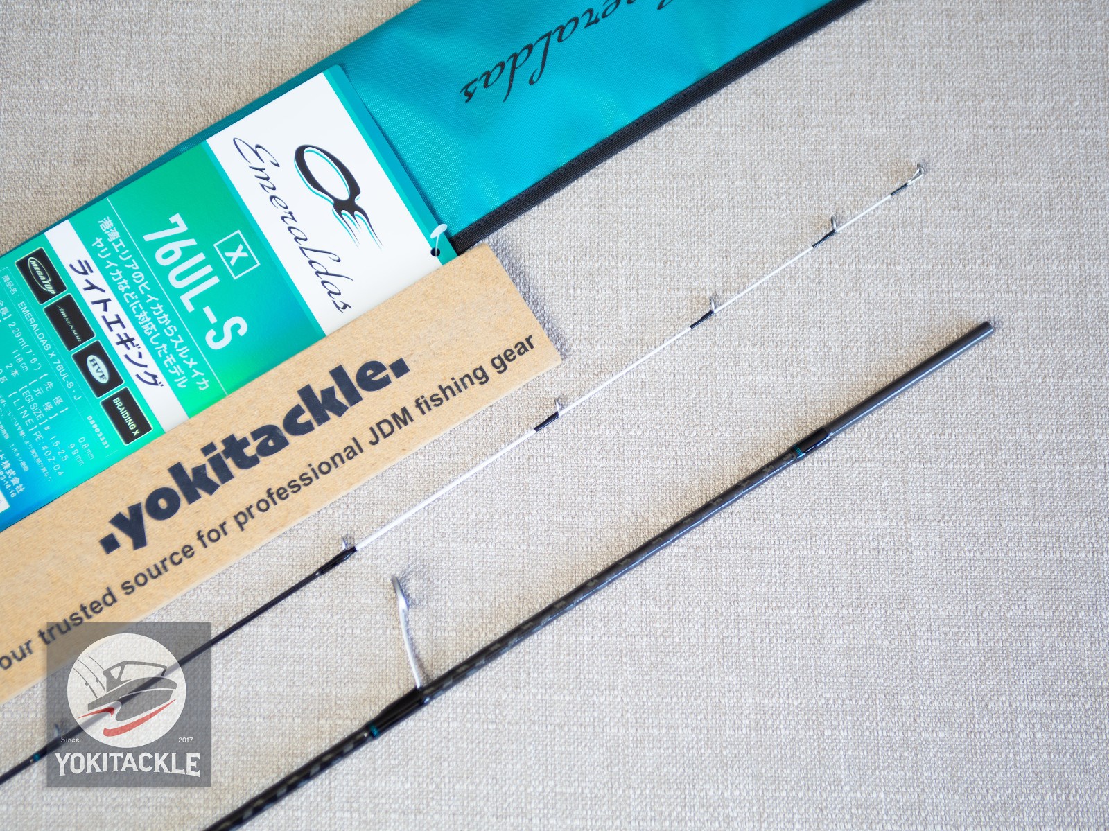 Daiwa 25 EMERALDAS X 76UL-S-J Spinning Rod for Eging