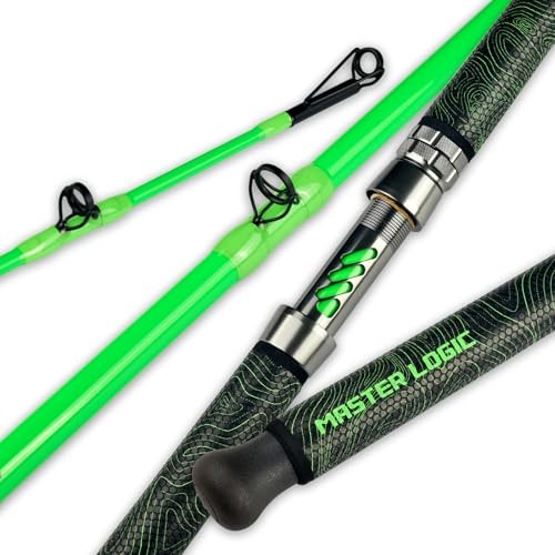 Catfish Fishing Rod – 1 Piece 7’Glow with Black Light – Monster Catfishing