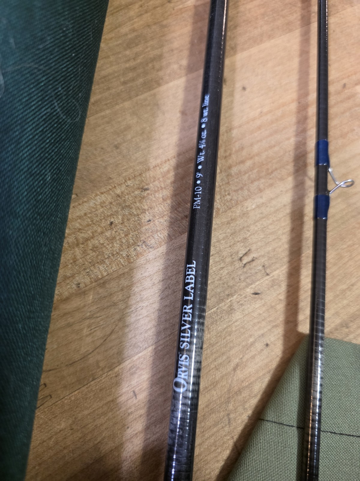 Orvis Sulver Label PM-10 Fly Fishing Rod 9’ wt 4 7/8 Oz 8 Wt With Sock And Tube