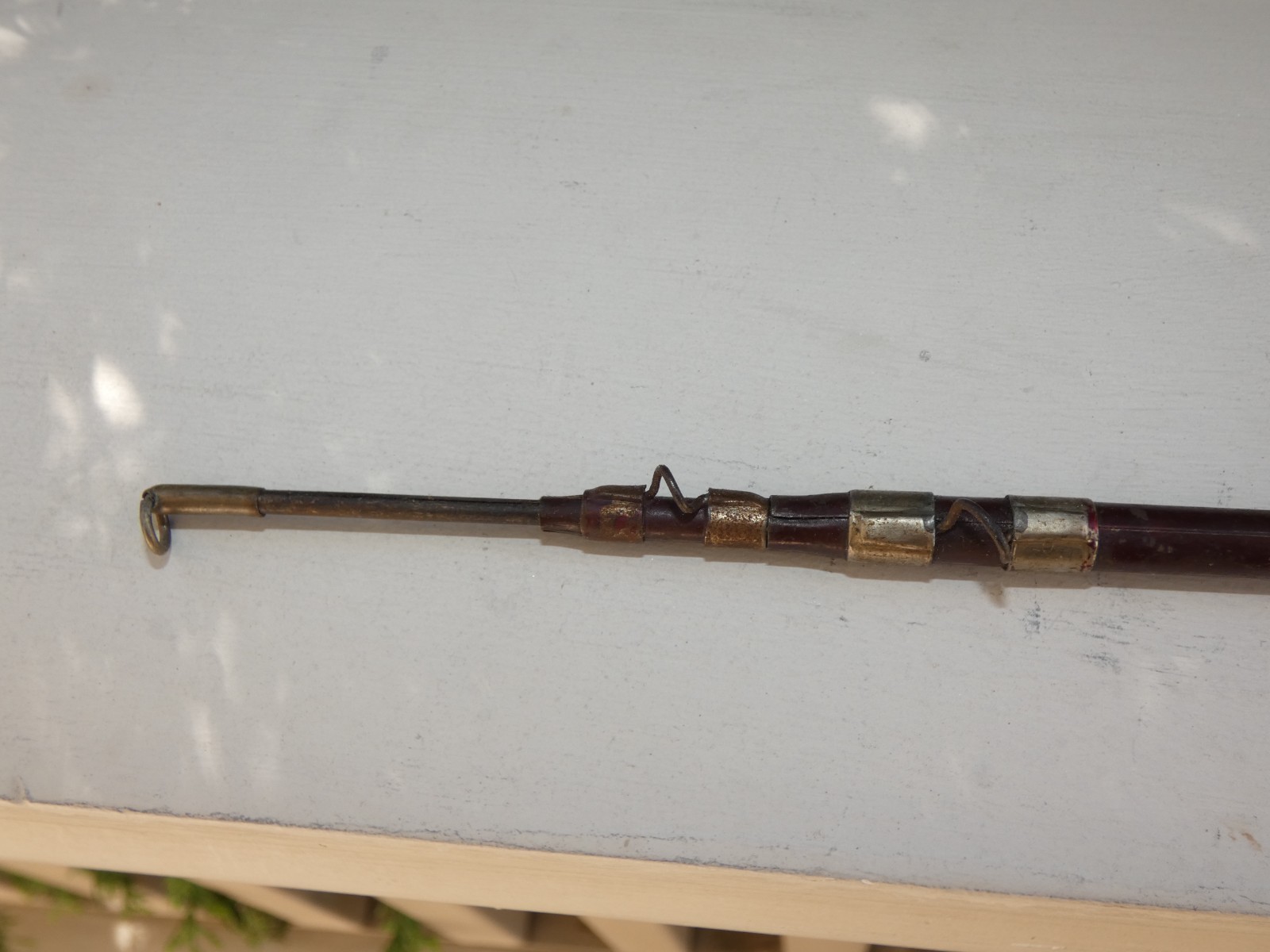 Vintage Homaco Bristol Metal 3 Section Telescopic Fly Rod 8 1/2 Ft