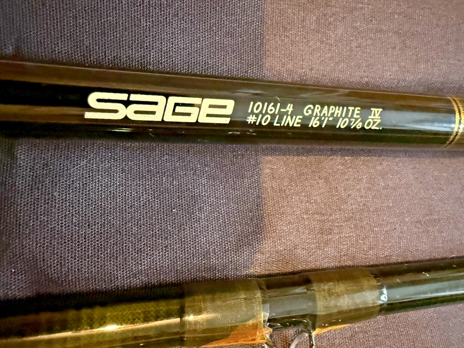 SAGE Graphie IV 16 Foot 1 Inch DH 4 Piece #10 Spey Salmon Fly Rod Bag & Tube