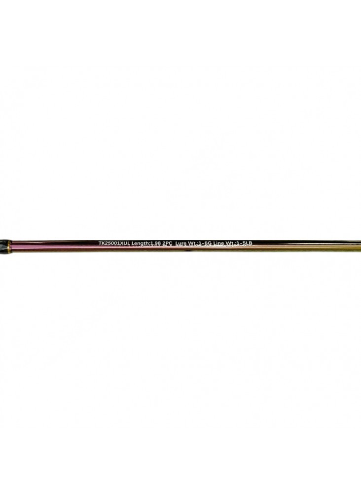 MiracleFish Aurora 1.98m Ultra-Light Spinning Rod 1–6g Bass & Trout