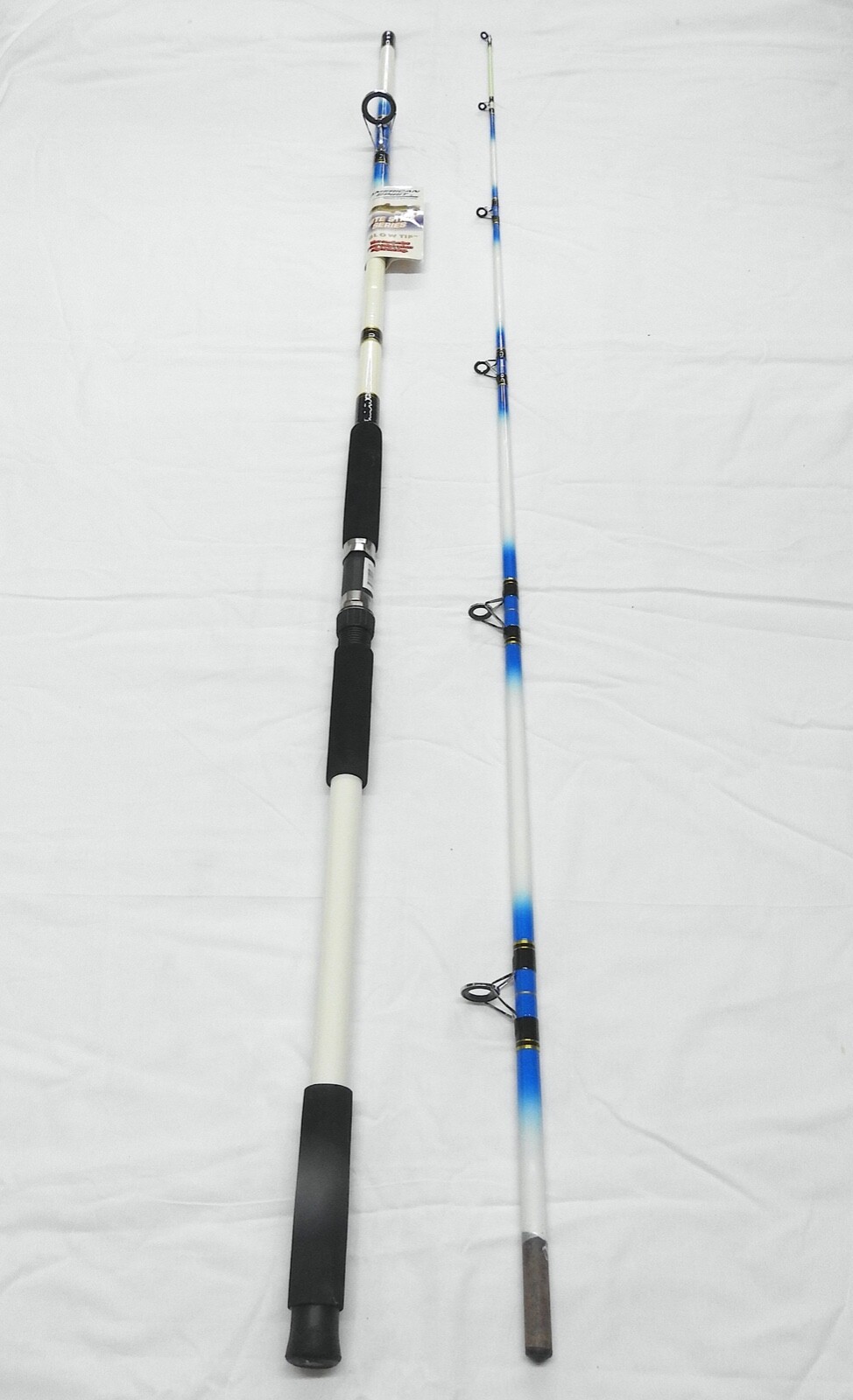 Classic Nite Stick Catfish Spinning Rod 12′ 2PC Glow Tip Blue