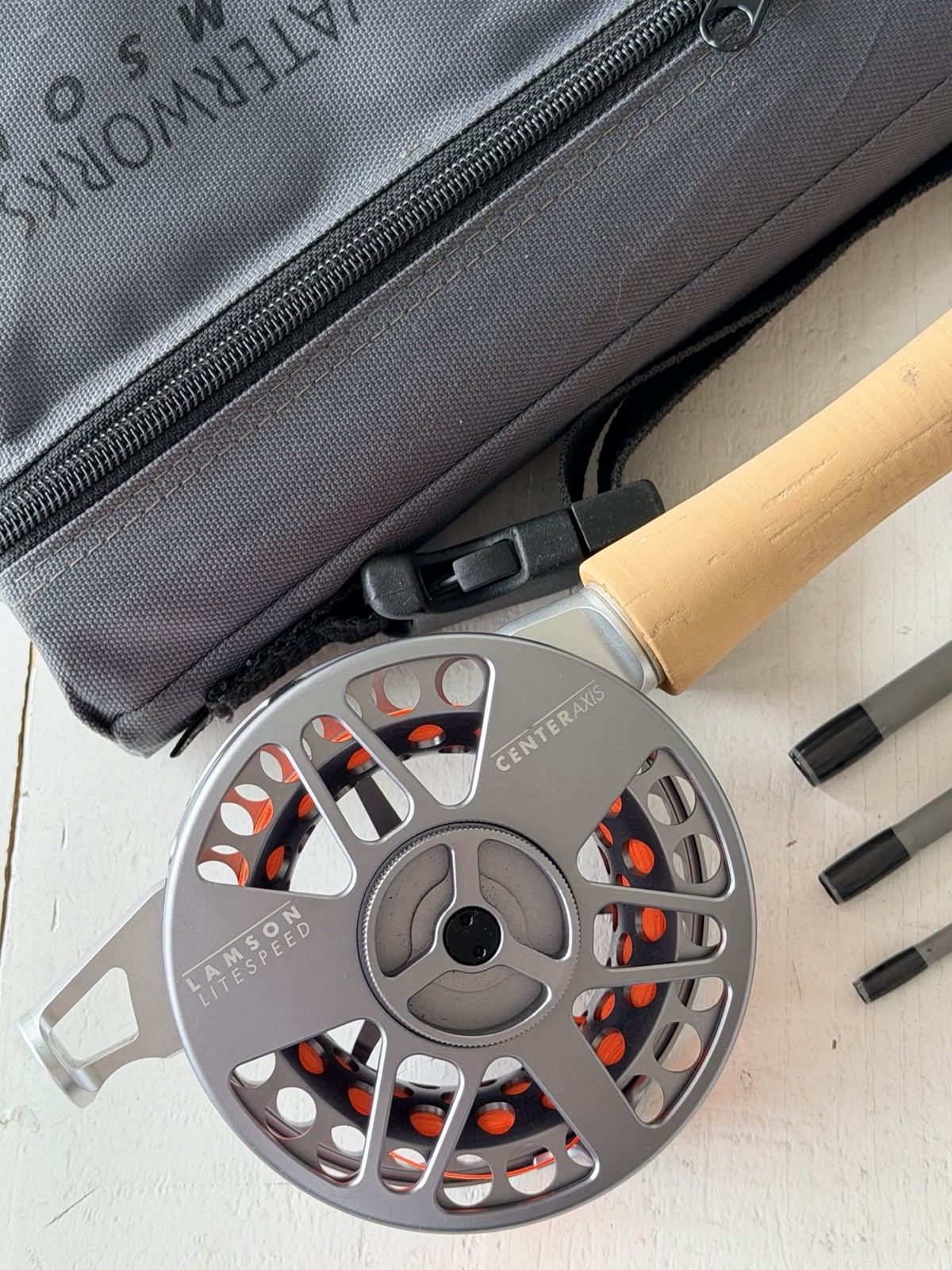 **BEAUTIFUL**🔥WATERWORKS LAMSON CENTER AXIS 6wt. 9’ft Fly Rod ~LEDENDARY~🔥