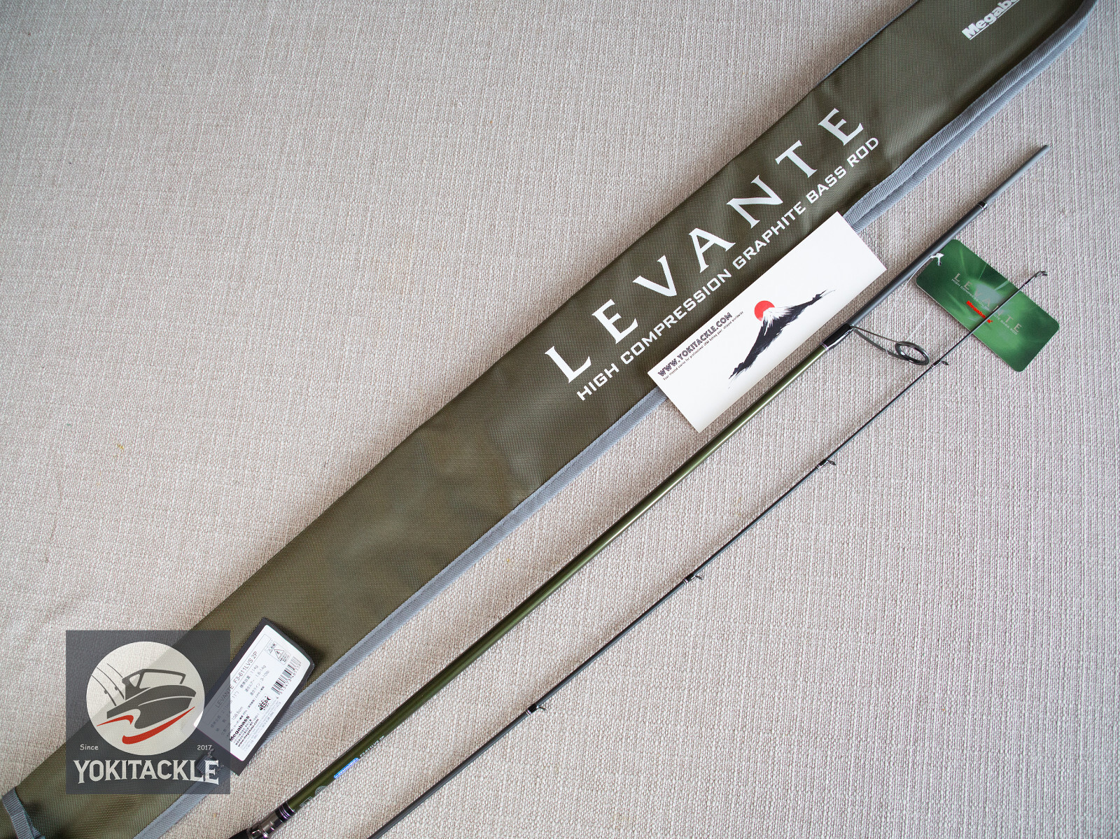 Megabass LEVANTE JP F3-611LVS 2P Spinning Rod Shipping from JAPAN