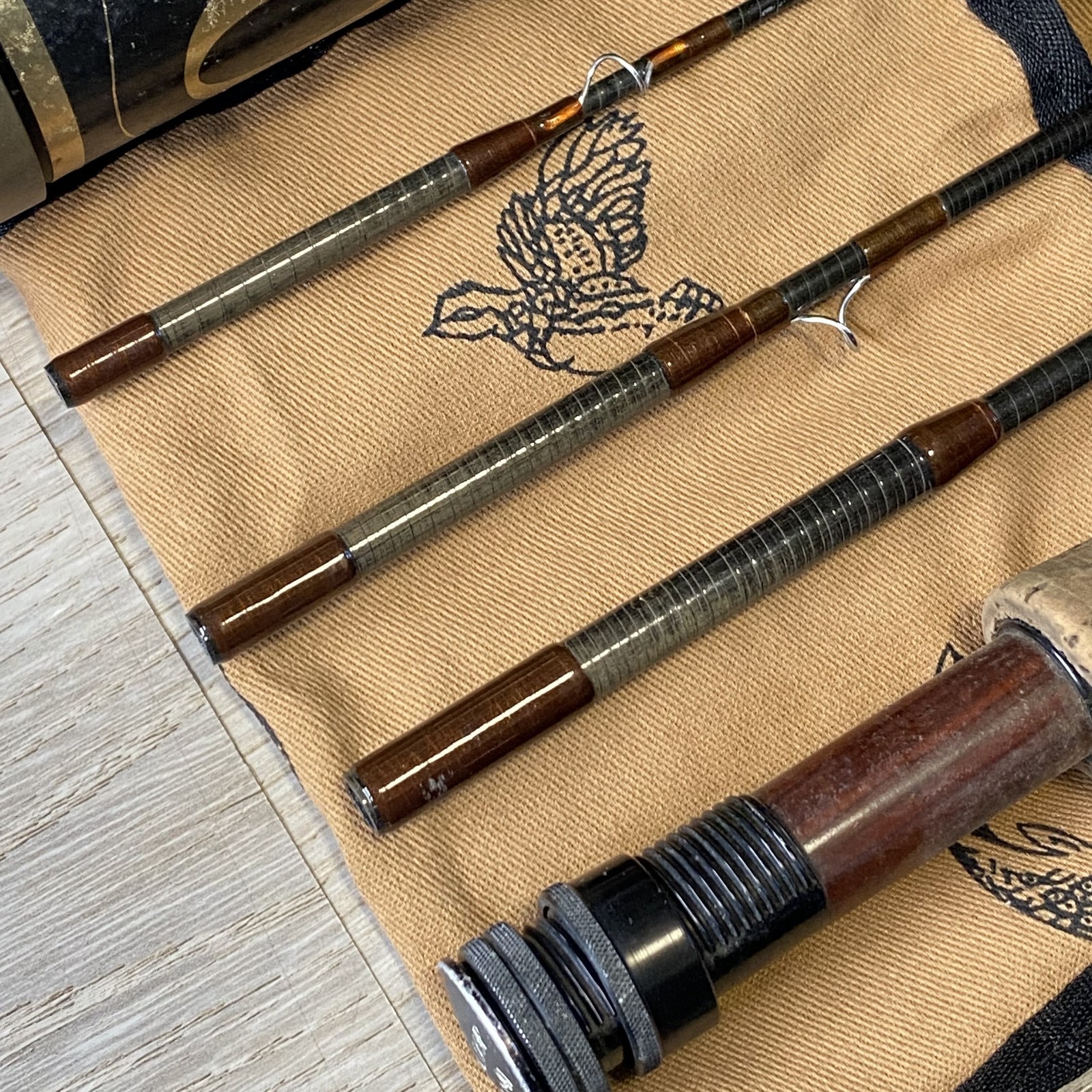 Orvis Tight Loop Fly rod 8ft #4 Line 4pc w/Tube Case Sock