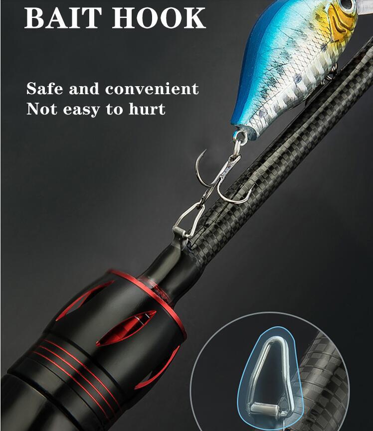Lure Fishing Rod 1.65m/1.8m Carbon Spinning/Casting Jigging Rod Pole M/ML/UL Tip
