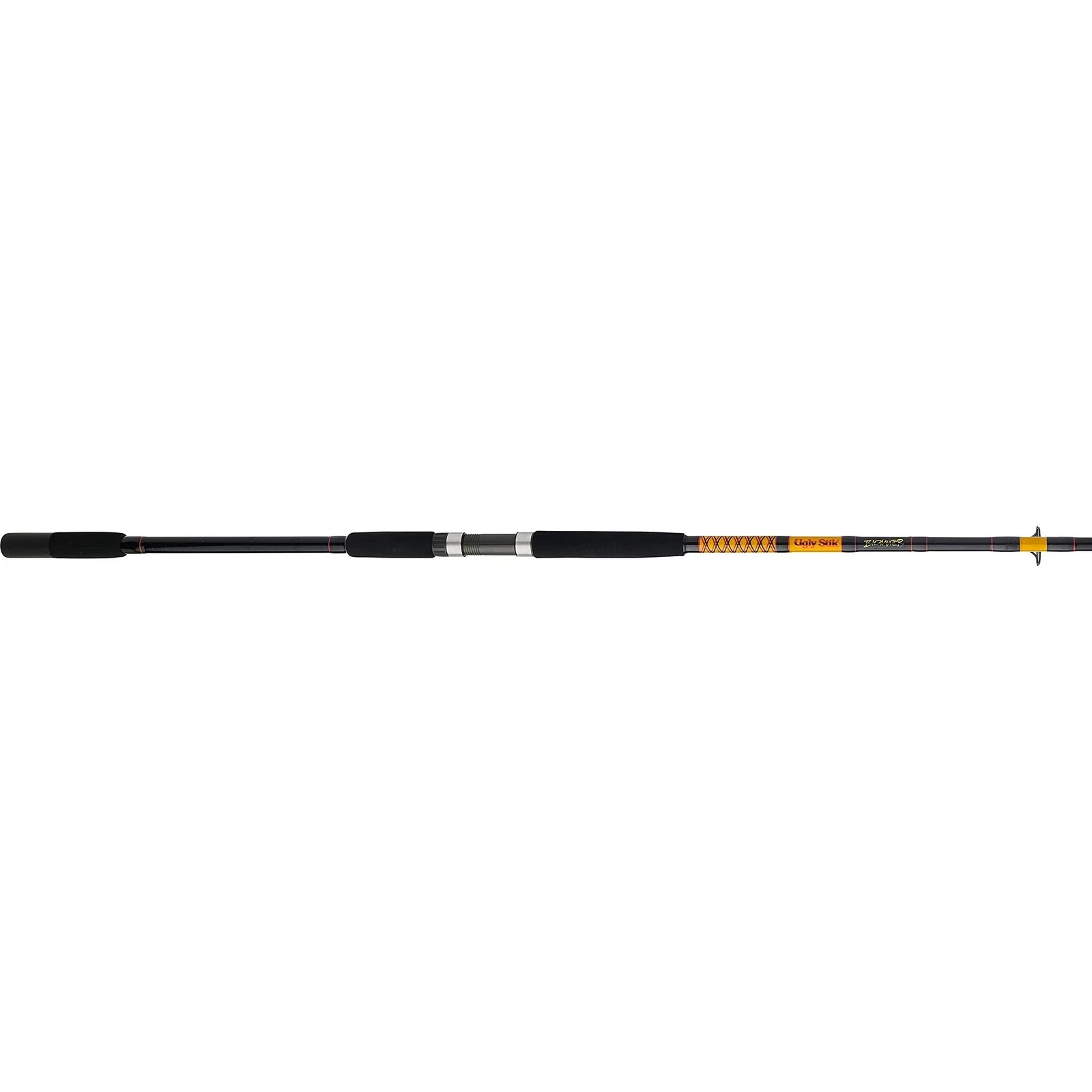 Bigwater Conventional Fishing Rod, Black/Red/Yellow, 12′ – Heavy – 20-40lb – 2pc