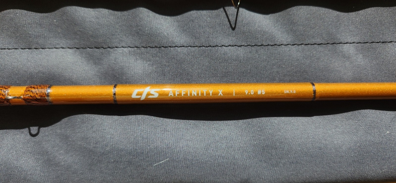 Custom premium 9ft 5wt fly rod on CTS Affinity X blank