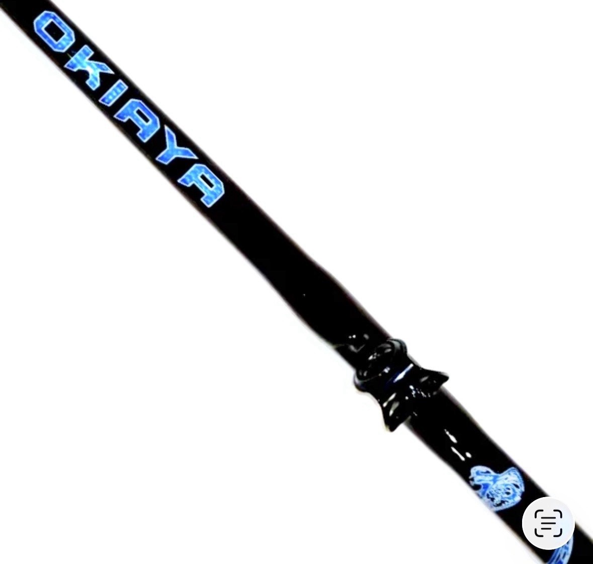 OKIAYA BLACK VENOM-PRO BENT BUTT FISHING ROD 80-130 LB. “THE COBRA” FUJI GUIDES