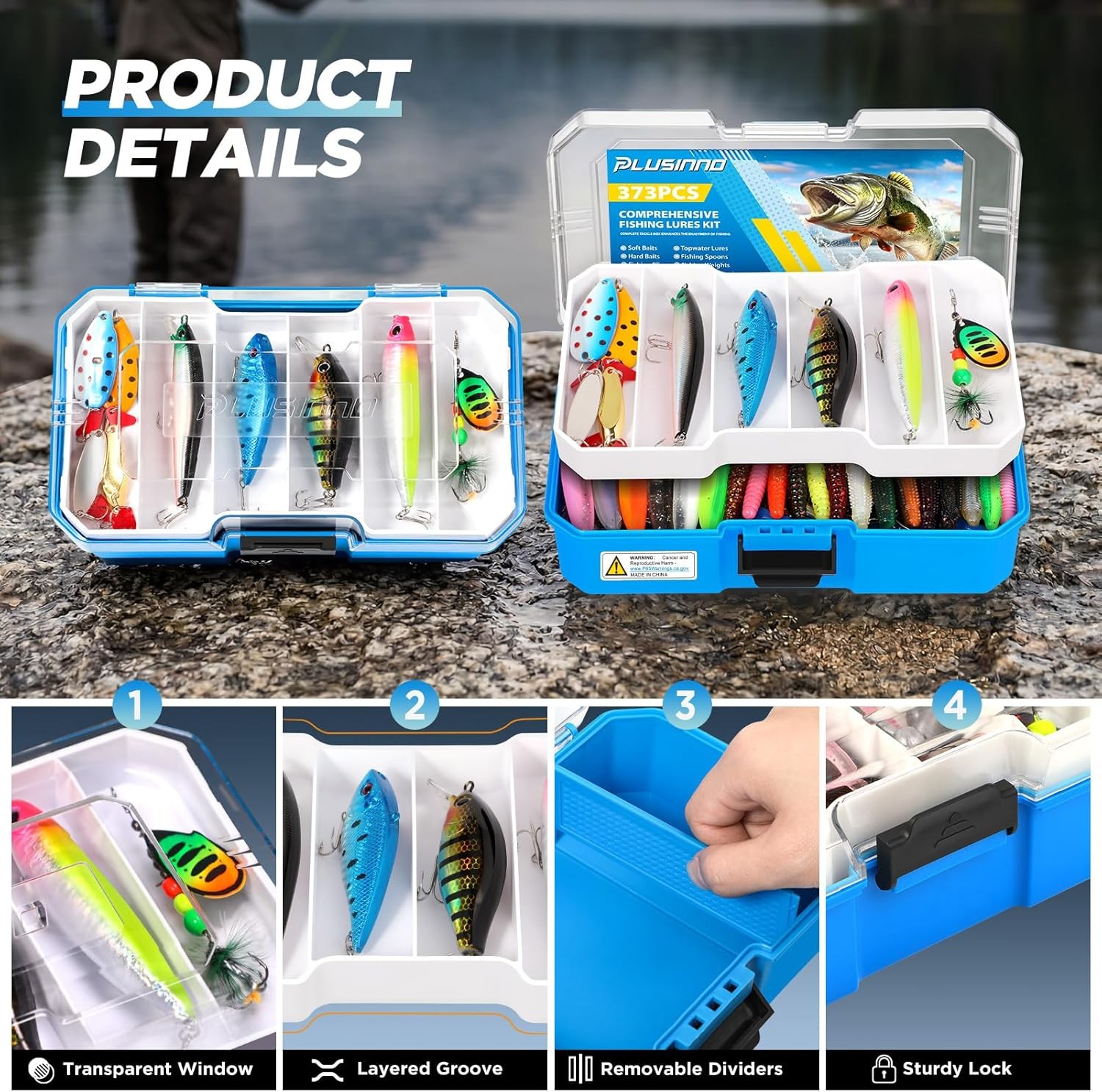 Fishing Gear – Telescopic Fishing Rod and Reel Combo with Tackle