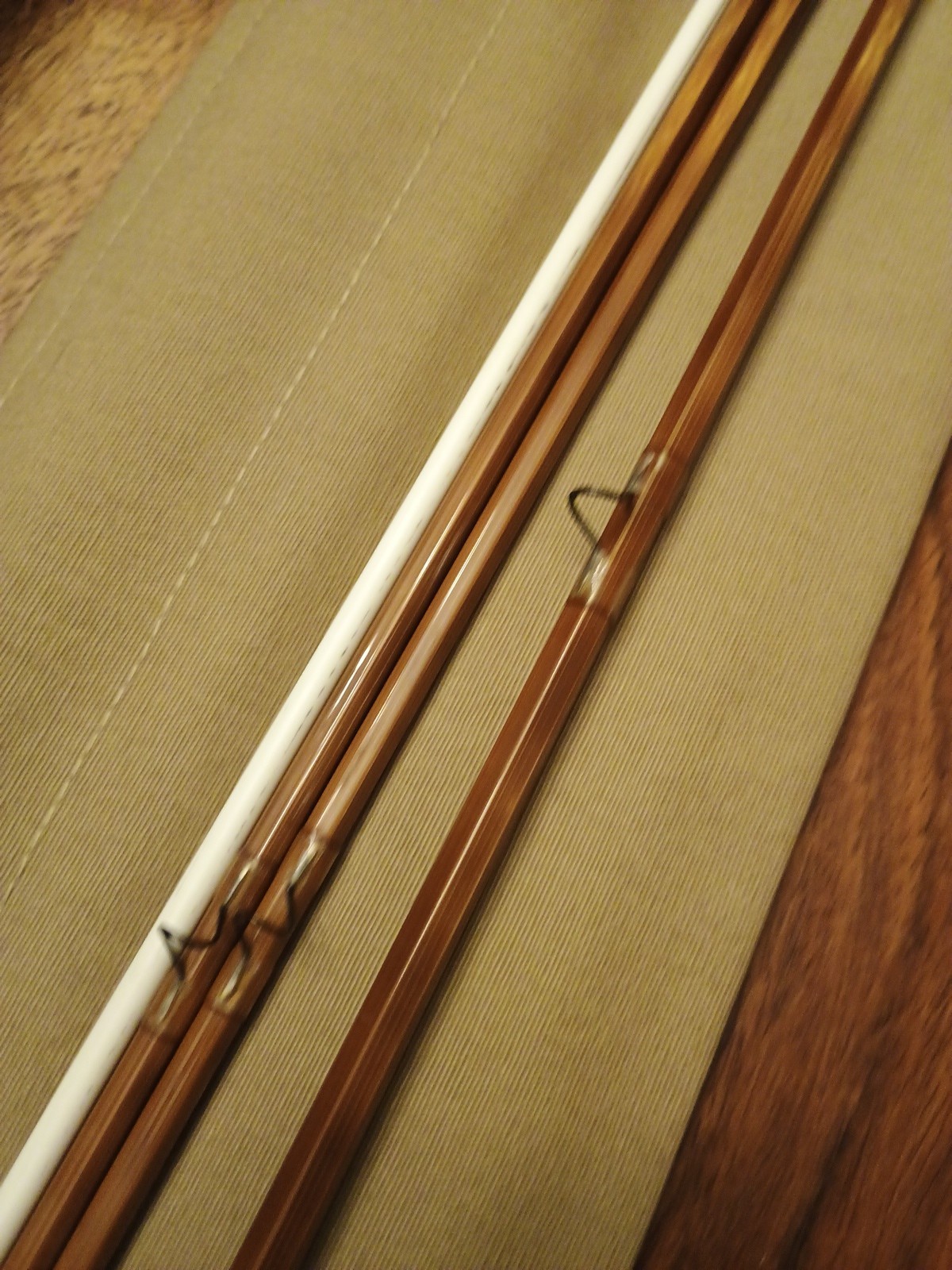 VINTAGE THOMAS & THOMAS BEAVERKILL BAMBOO FLY ROD 8’0” #5 SERIAL #5184 2/2