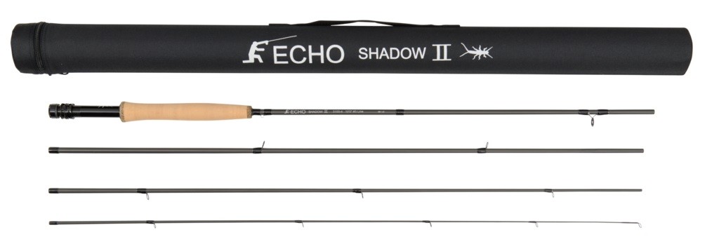 Echo Shadow II 3100-4 Fly Rod – 10′ – 3wt – 4pc – NEW