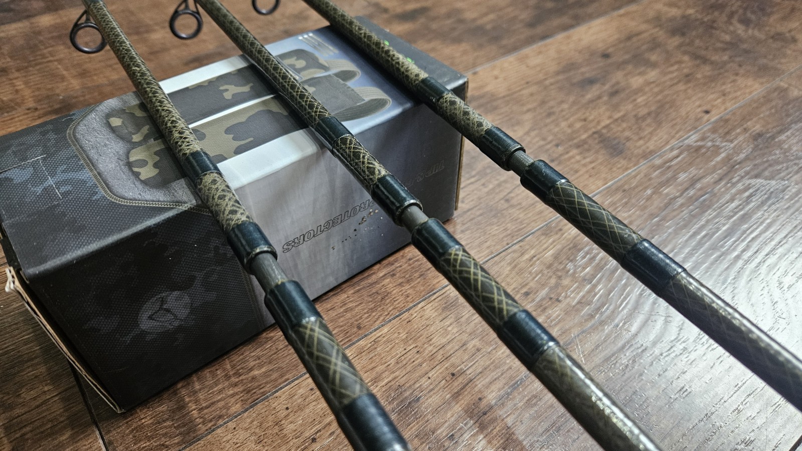 3x Daiwa Kevin Nash 12ft 2lbs WKN Whisker Dictator Carp Rods