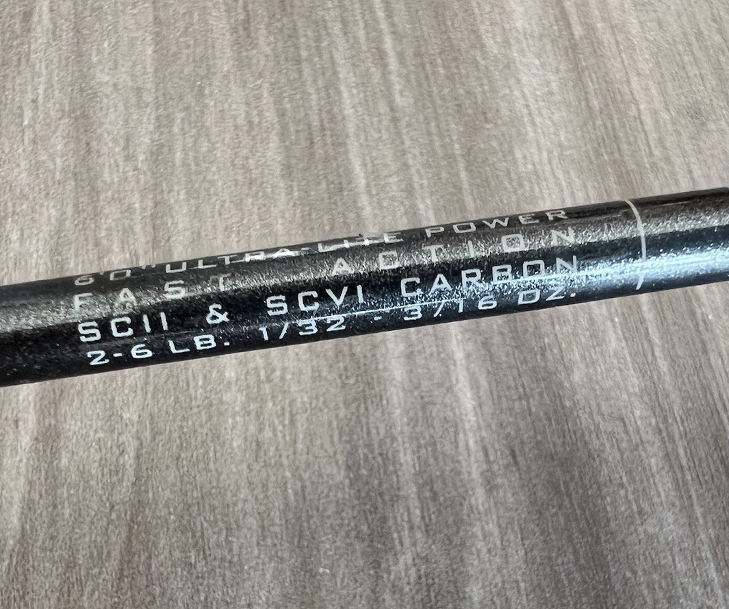 St Croix Trout Series TF560ULF2 Spinning Fishing Rod 2-6 LB 2-Piece Ultra Light