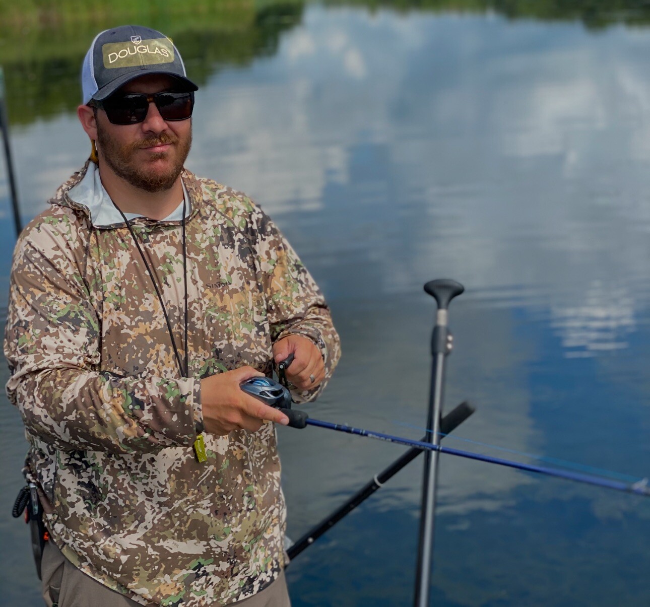 Douglas Baitcast Fishing Rod LRS C684F 6’8 10-15lb Blue