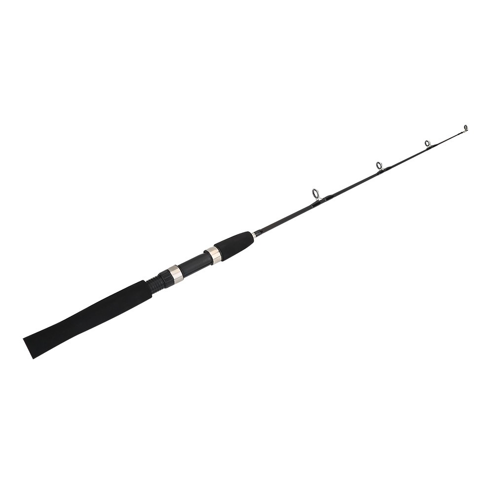 Black 80cm Portable Telescopic 4 Section Fishing Rod Pole Tackle Accessory Y