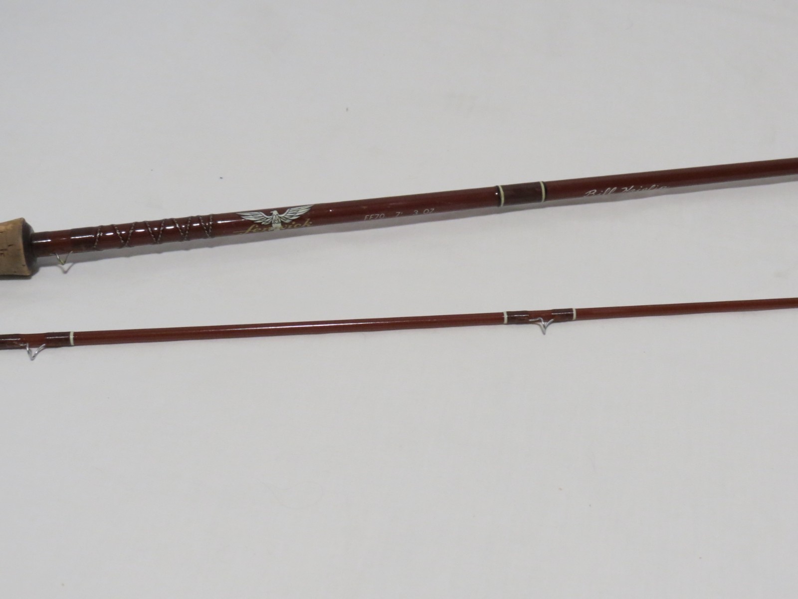 Fenwick FF70 7′ 3 oz Aftma Fly Line 5-6 Bill Haislip Feralite Fly Rod w/ Tube
