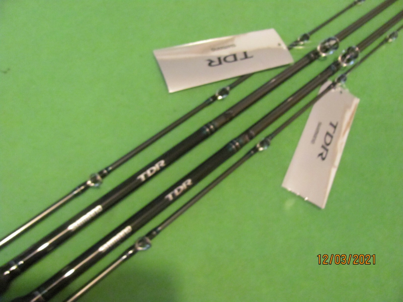 2) SHIMANO TDR 8′ 6″ MED. LIGHT MODERATE FAST ACTION CONVENTIONAL TROLLING RODS.