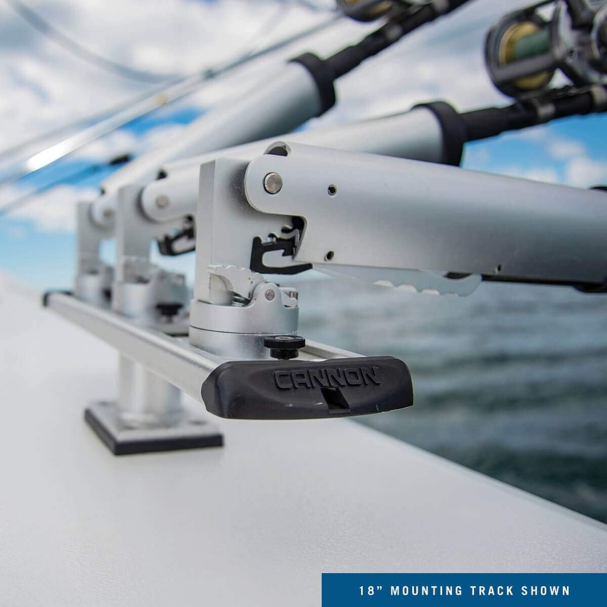 Aluminum Mounting Track for Downriggers and Boat Accessories