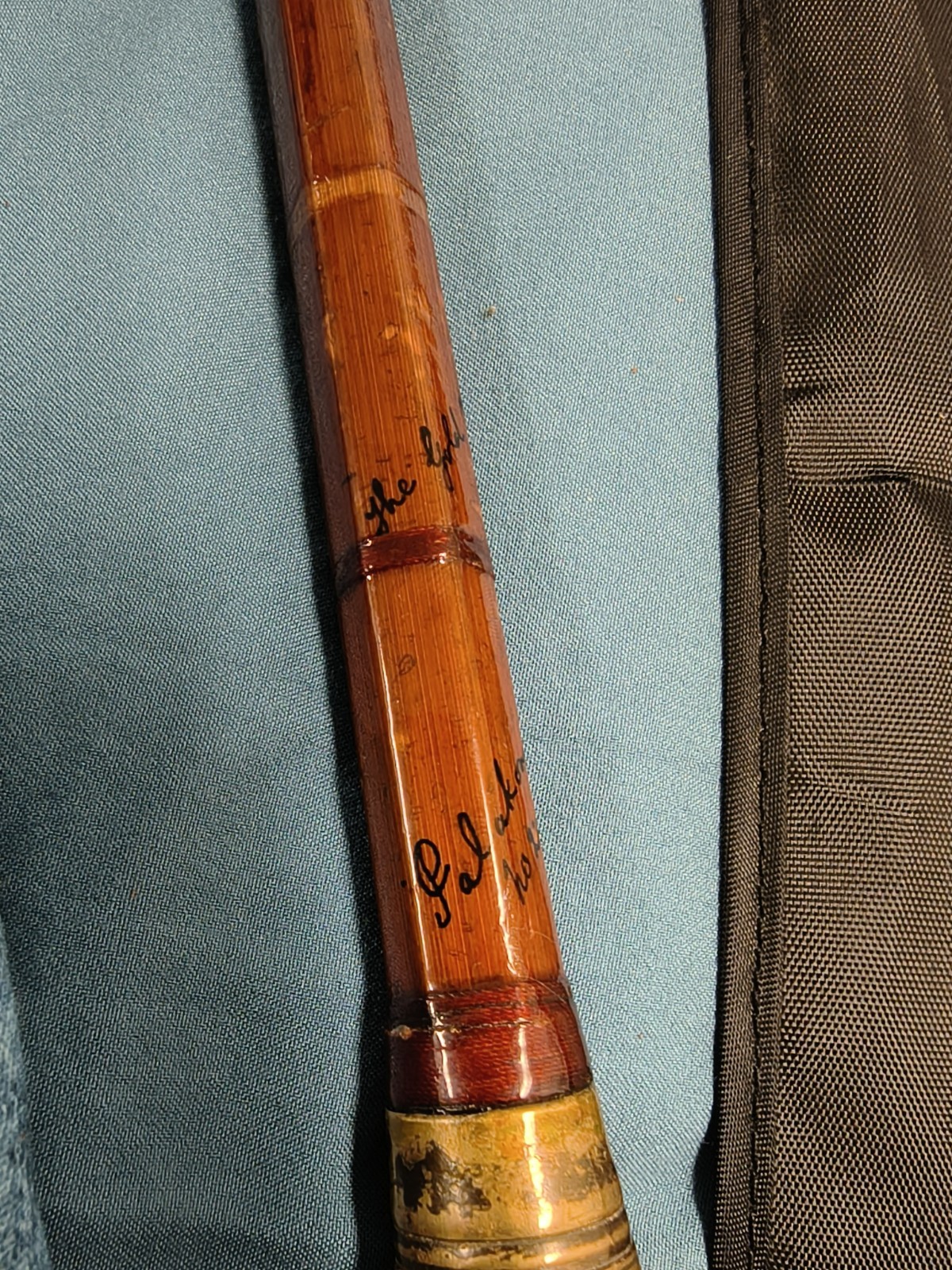 1927 Hardy 14’2″ The Gold Medal Rod Palakona Regal Bamboo 4 Piece Extra Tip