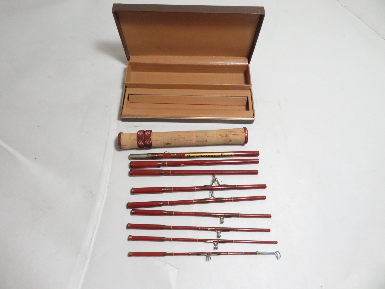 Abercrombie Fitch Passport Travel Fishing Rod 10 Piece With Case