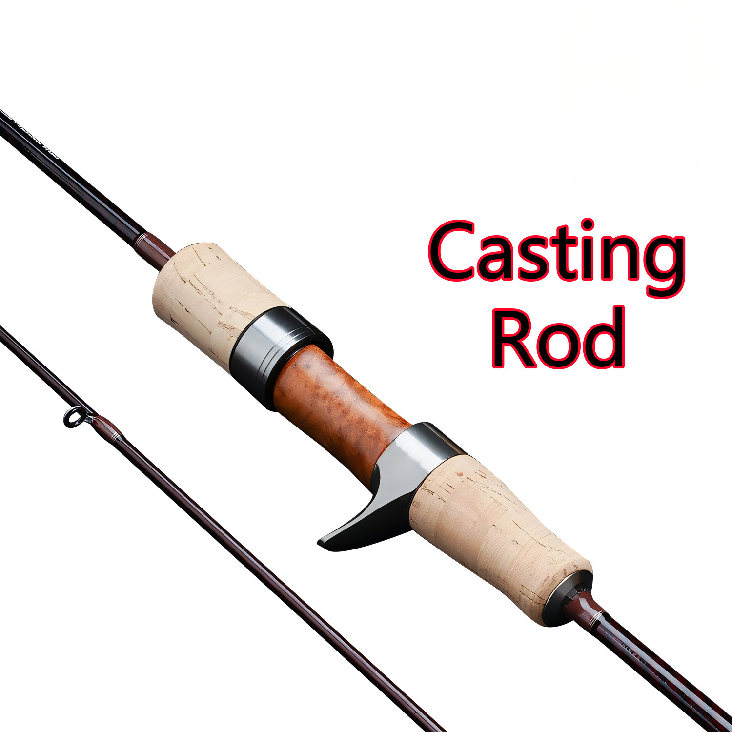 Lure Fishing Rod Carbon Fiber Spinning Casting Rod 5.1ft 5.5ft 6ft Ultra-Light