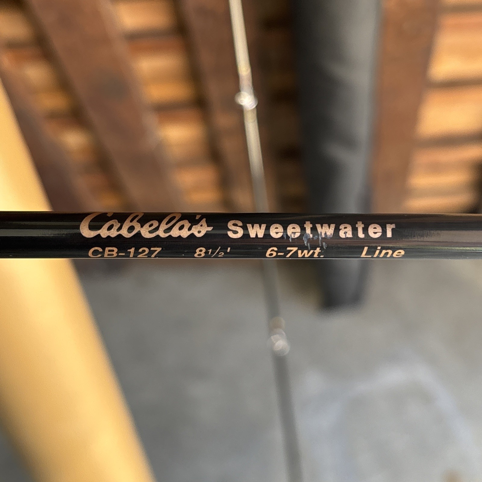 Cabela’s Sweetwater Fly Rod CB-127 8’6″ 6-7 Wt Line Fishing Pile With Hard Case