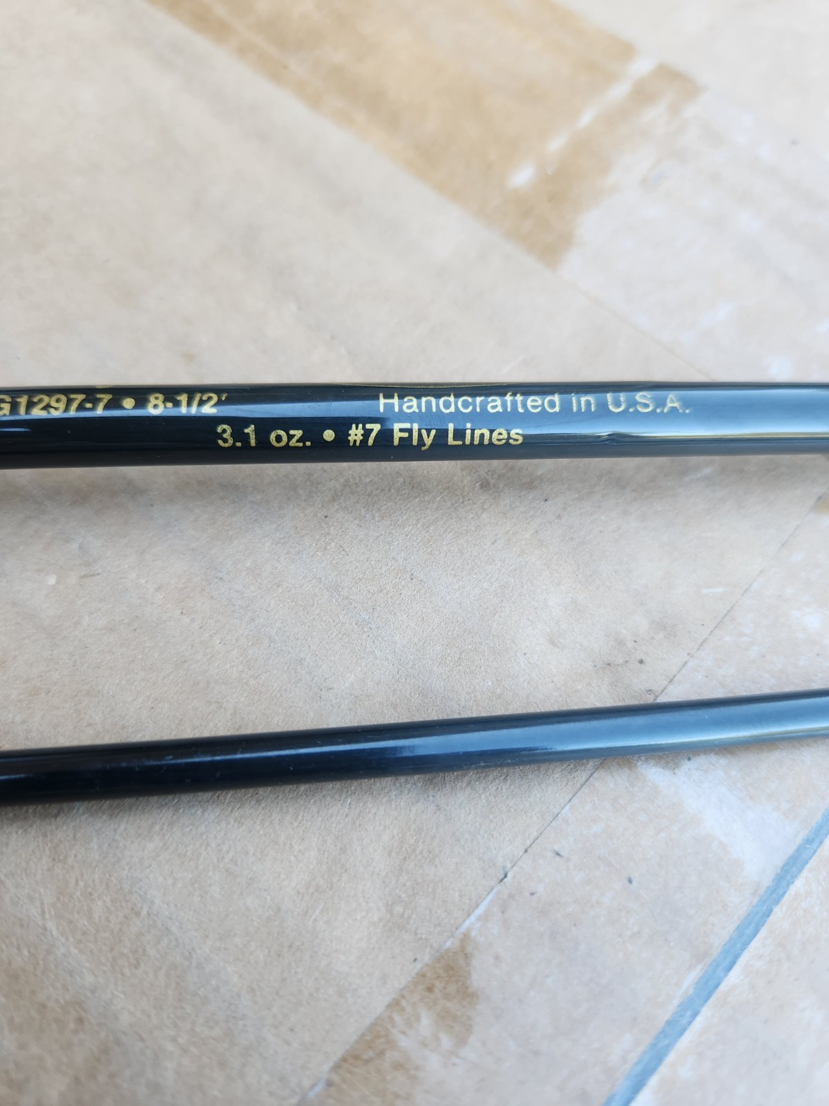 New Lamiglas (G-1000 G1297-6) 8’6″ #7 Weight Graphite 2pc Fly Fishing Rod USA