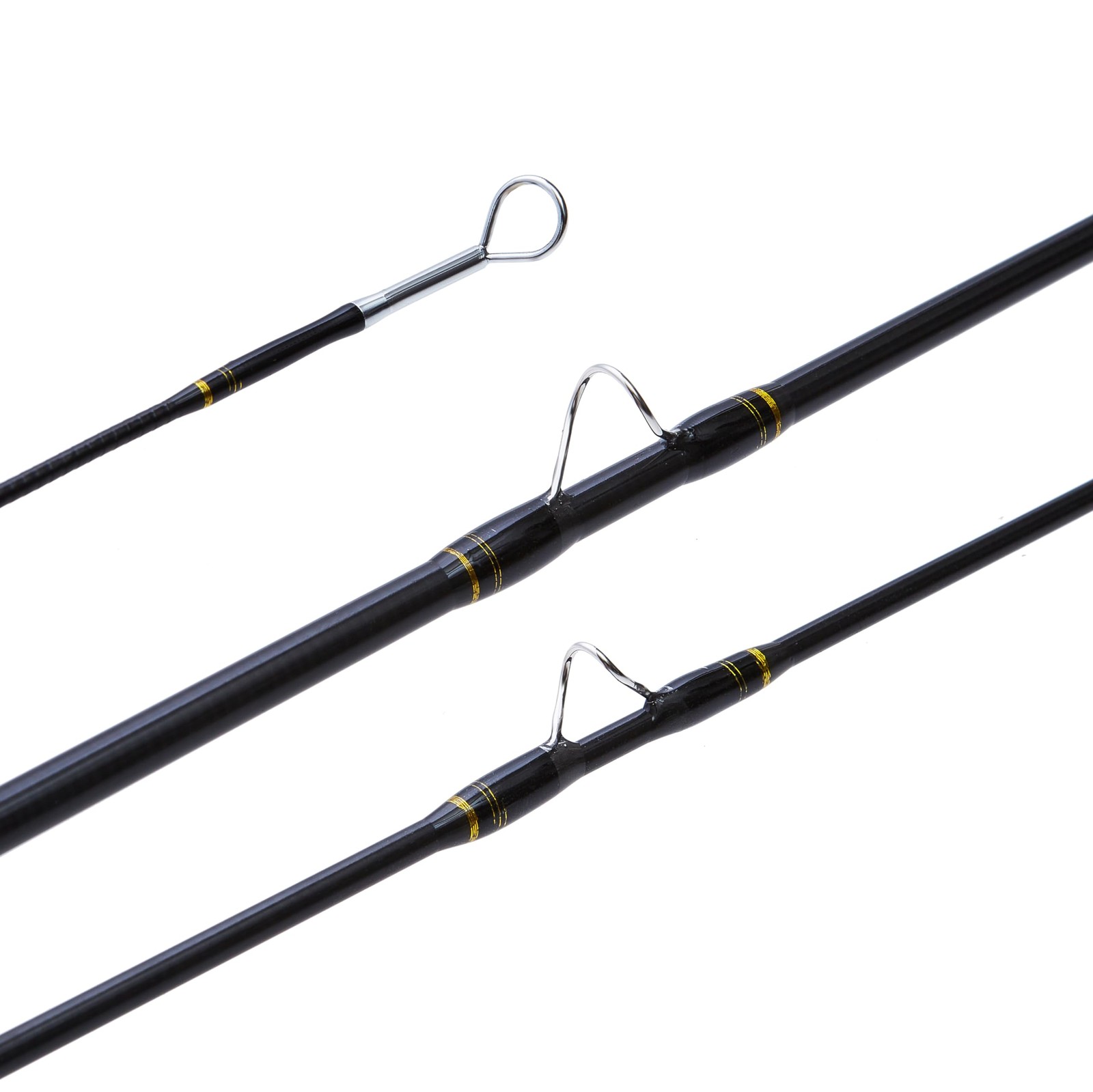 Bigchub 3-Piece Portable Carbon Fiber Fly Fishing Rod, 6 ft, 0/1wt, Fast Acti…