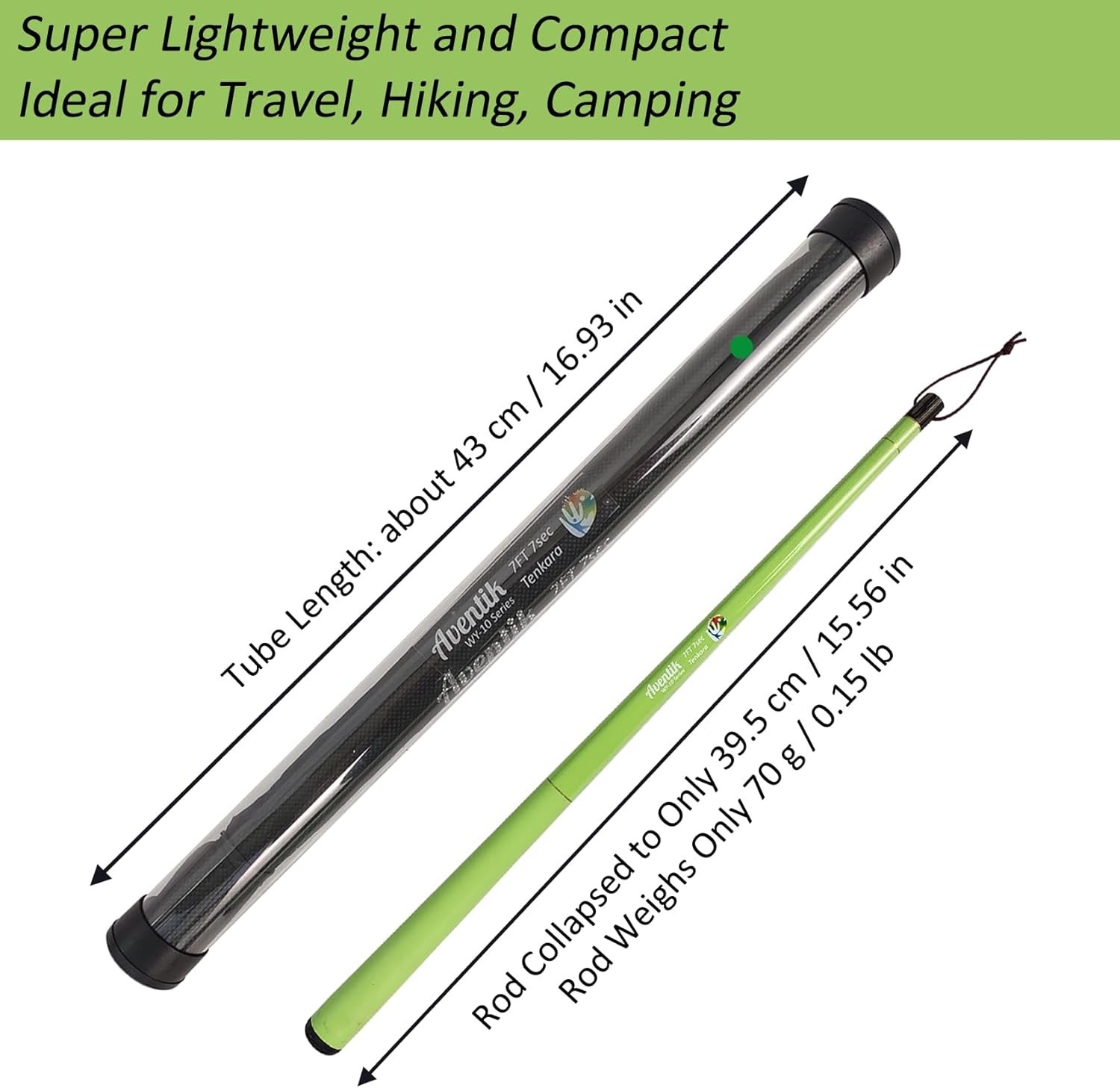FreshStart 7ft Tenkara Fishing Rod – Lightweight and Flexible for Tight Spaces