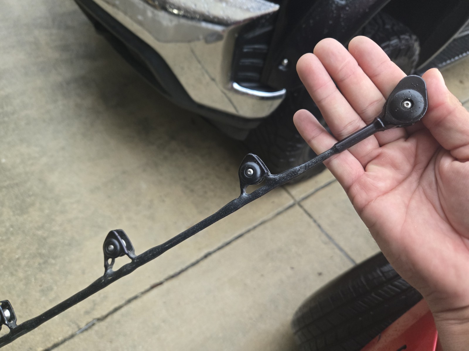 Custom Built Exotic Fishing Rod Shark Teeth Stingray Grip 6’3 Pole Big Game
