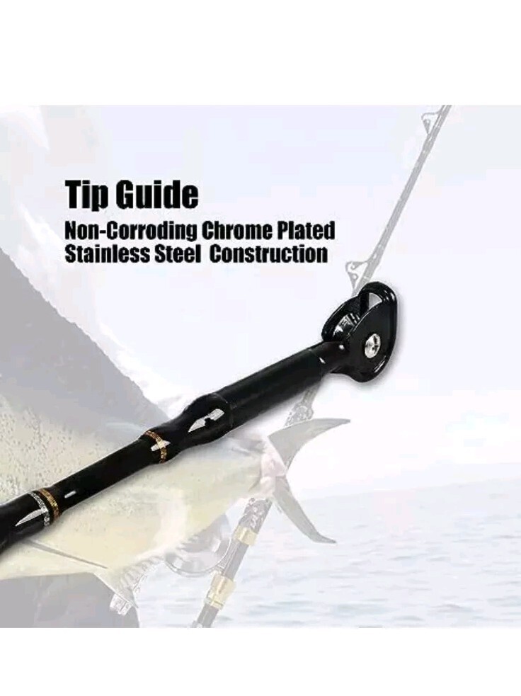 Saltwater Trolling Fishing Rod 1-Pc Offshore 6′ 30-50 lbs Straight Butt NEW!!