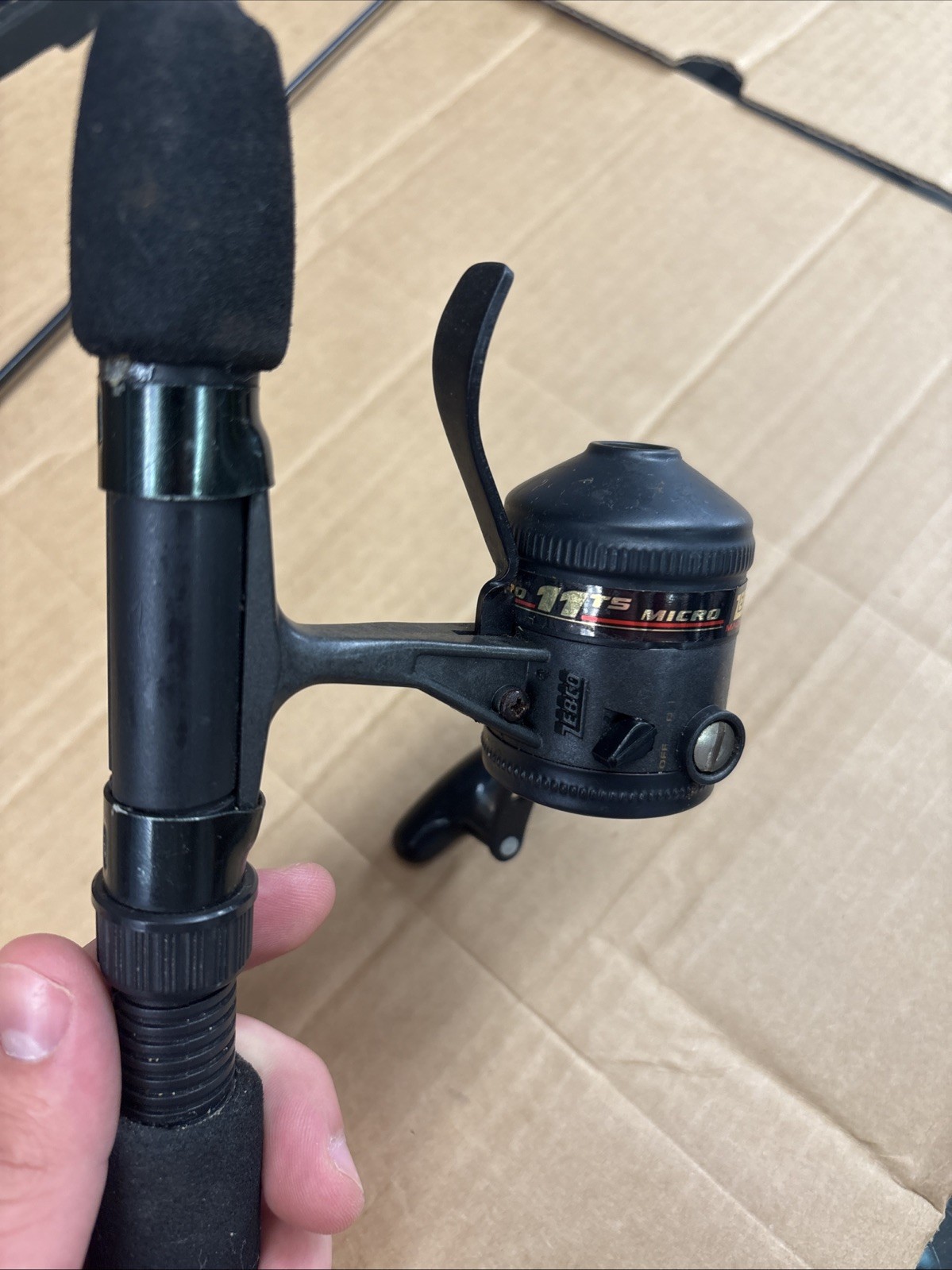 Zebco Micro MZS 46UL Ultra Light 4’6” 2 Piece Fishing Rod