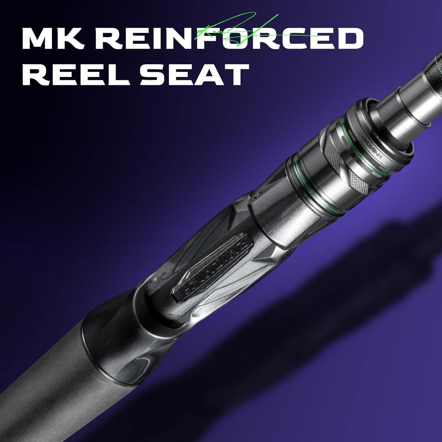 M1 Pike Heavy Fishing Rod Musky Rod 2-Piece Casting Rod with 30+24T Carbon Se…