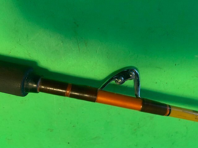 VINTAGE SABRE CALIFORNIAN 5 FOOT 6 INCH 30 TO 80 POUND RATED TROLLING FISHING RO