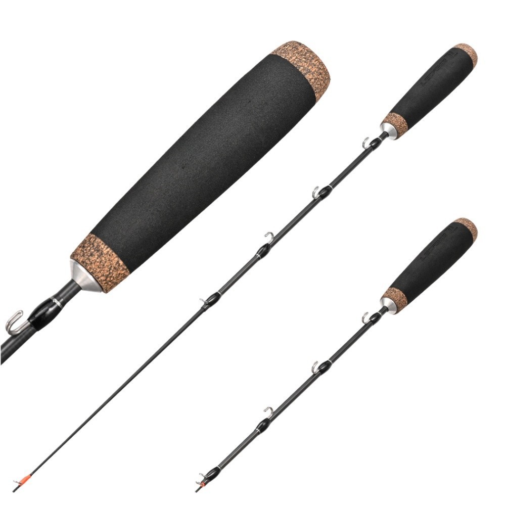 for 2 Section 50cm Telescopic Ice Fishing Rod Carbon Construction Line Holder